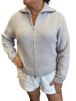 Double Zip Cardigan