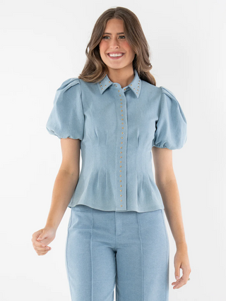 Britt Top Denim