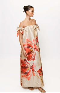 Hutch Iris Off Shoulder Maxi Dress