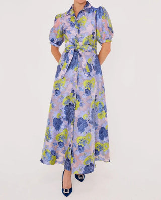 Charlotte Gown Indigo Gardenia Organza