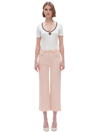 High Rise Wide Leg Denim