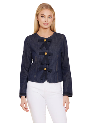 Bow Denim Jacket