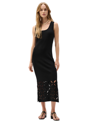 Viscose Sweater Knit Sleeveless Dress