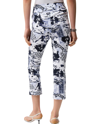 Millennium Conversational Print Crop Pull-On Pants