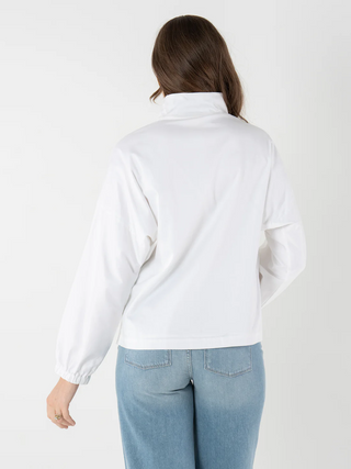 Long-Sleeve Poppy White