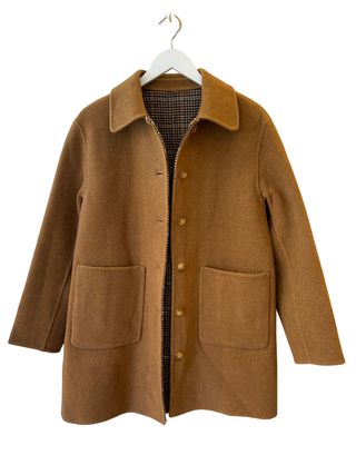 Reversible Cashmere Car Coat