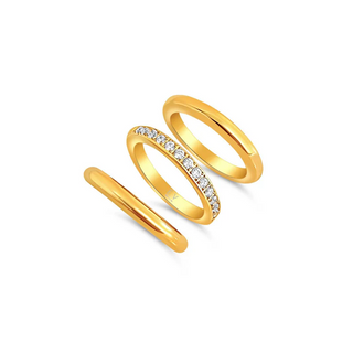 Ellie Vail Percy Triple Ring Set