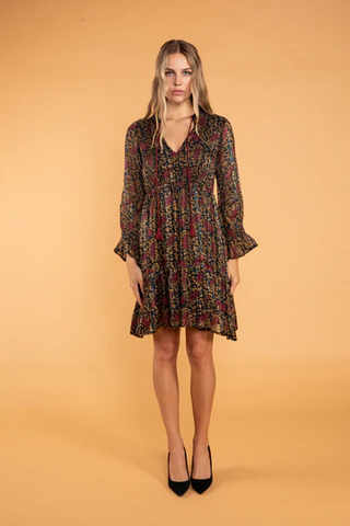 Uma Long Sleeve Midi Dress
