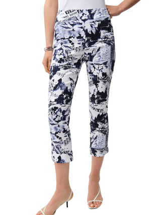 Millennium Conversational Print Crop Pull-On Pants