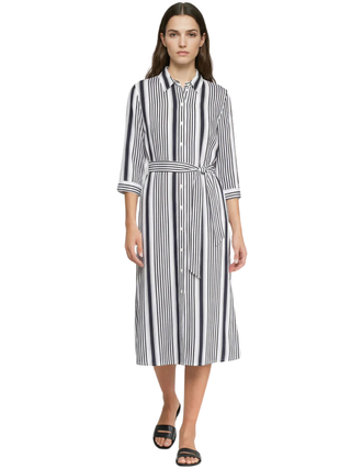 Striped Shirt Dress