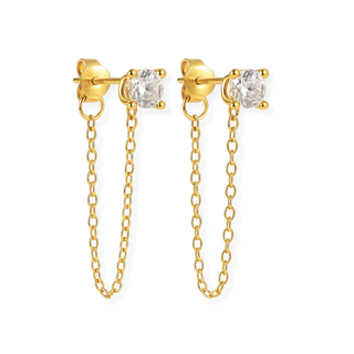 Ellie Vail Sloane Chain Stud Earring