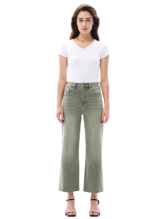 High Rise Wide Leg Denim