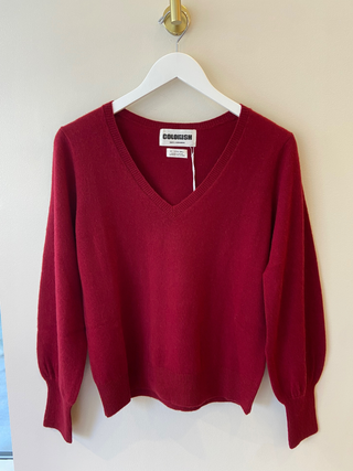 Ria Elegant V Neck Sweater