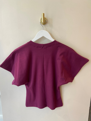 Rib Angel Crew Neck Tee