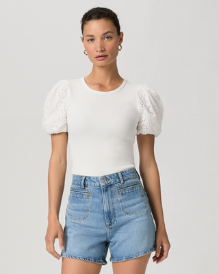 Paige Dani Double Welt Stitch Through Pockets Short