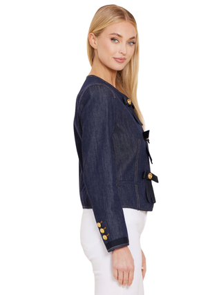 Bow Denim Jacket