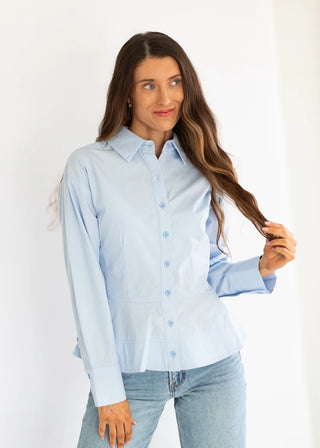 Lilia Peplum Top