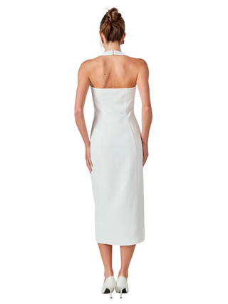 Linen Halter Neck Midi Dress – Monkee's of Lake Norman Linen Halter Neck Midi Dress – Monkee's of Lake Norman
