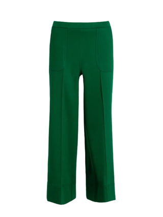 Wide-Leg Trousers Front Seams