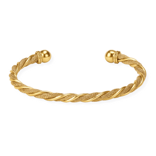 Raven Twist Mesh Cuff Bracelet