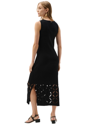 Viscose Sweater Knit Sleeveless Dress