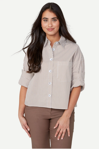 Renuar R5213 Woven Blouse