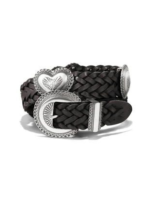 1 3/8 Heart Conc Woven Belt