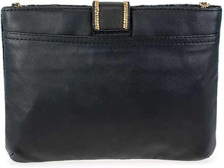 Untamed Beaded Animal Print Crossbody Handbag