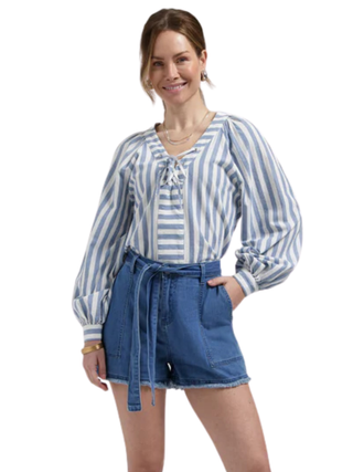 Blue Stripe Blouse