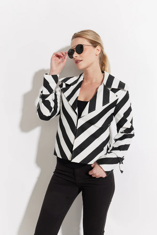 Bias Stripe Twill Jacket