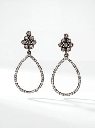 Petite Black & Gold Tear Drops
